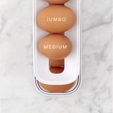 Hjemix | Automatisk Rullende Egg Holder Oppbevaringsboks