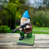 Hjemix | Militær Hagegnome med Kamuflasjeuniform