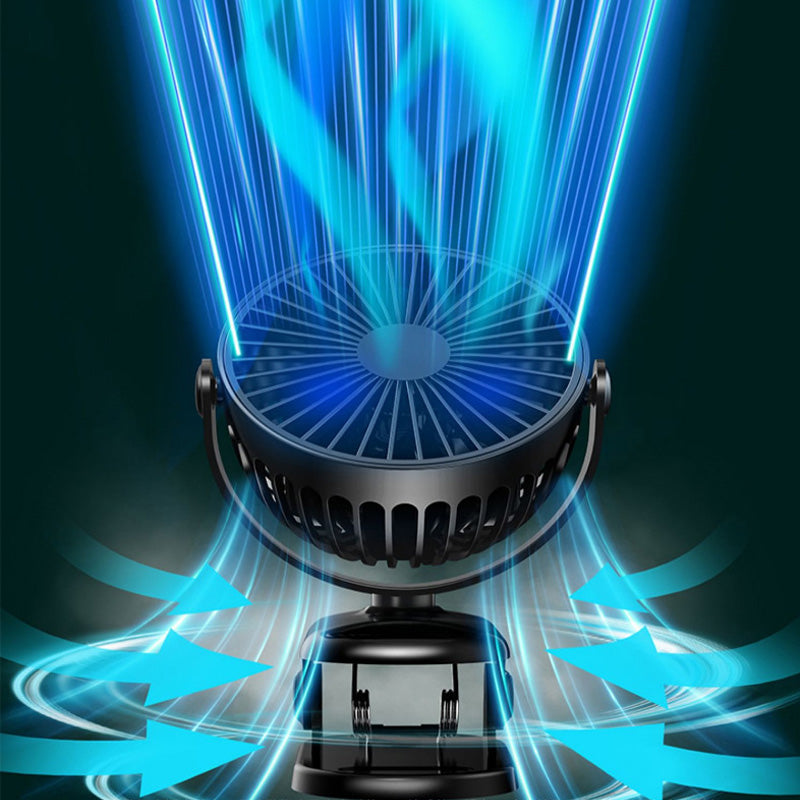 Hjemix | Klemtype Usb oppladbar mini elektrisk vifte