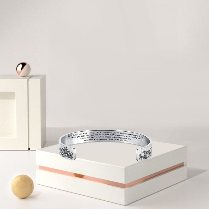 Hjemix | For min barnebarn, jeg vil alltid være med deg armbånd