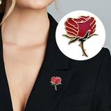 Hjemix | Rose Resilience Emalje Krage Pin