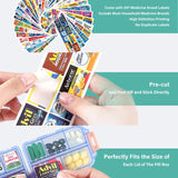 Hjemix | Reiseklareringsboks (161 etiketter for tilpasning)