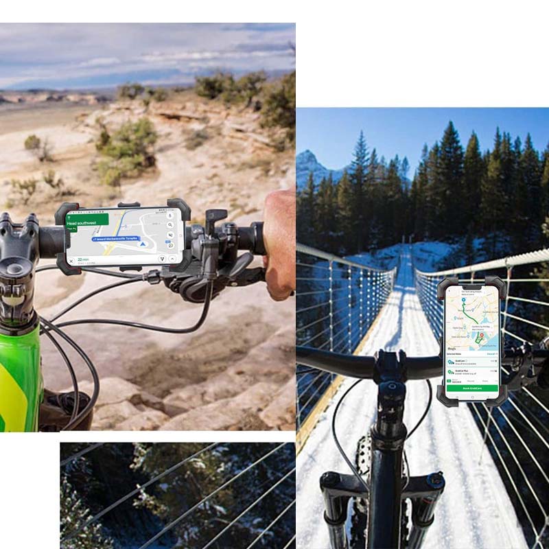 Hjemix | Universal Sykkeleholder for telefon med 360° visning