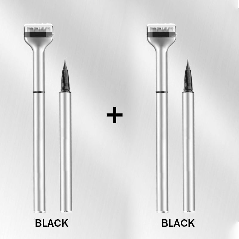 Hjemix | 2-i-1 Eyeliner & Nedre Vippestempel Sett