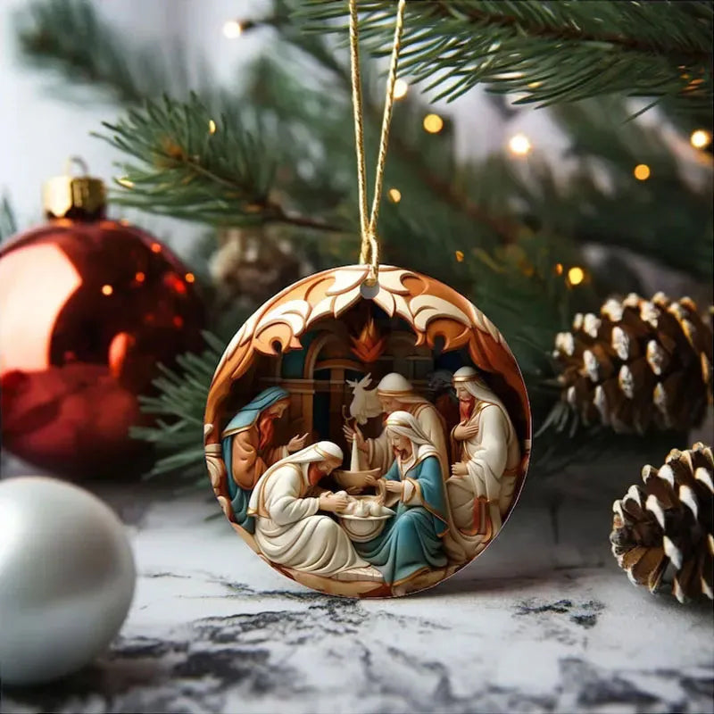 Hjemix | Juleornament med nativity