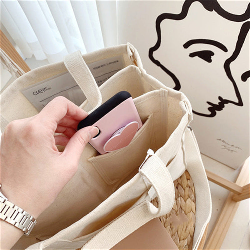 Hjemix | Solid Color Canvas Shopper Bag