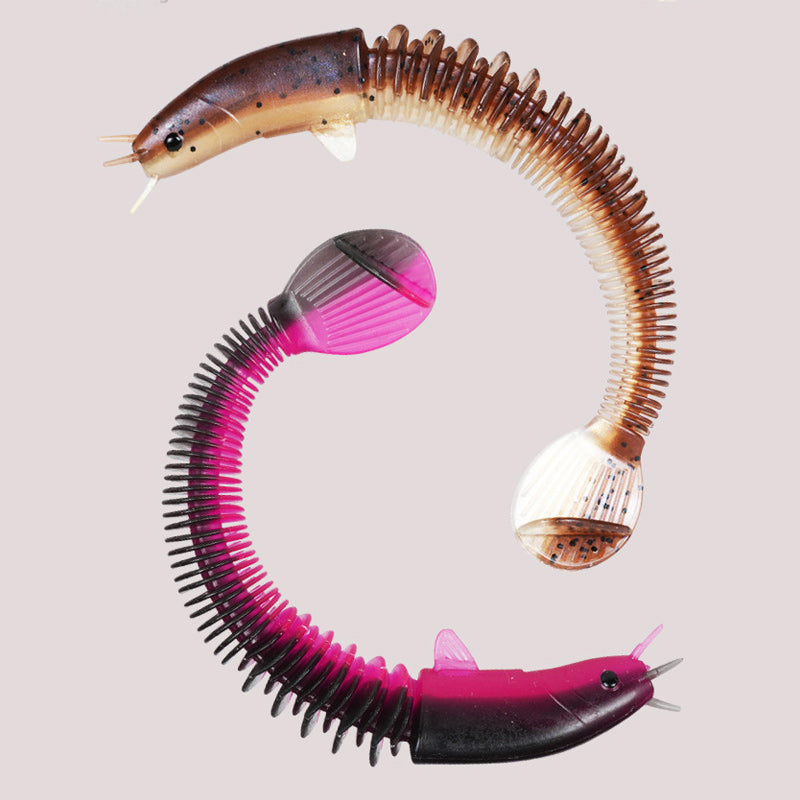 Hjemix | Nytt design Angler Dragon Hole Bait 46 seksjoner myk agn