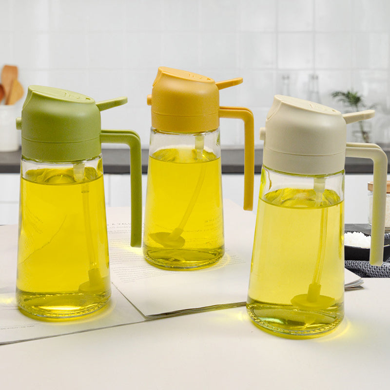 Hjemix | 2-i-1 Glass Oil Sprayer og Dispenser