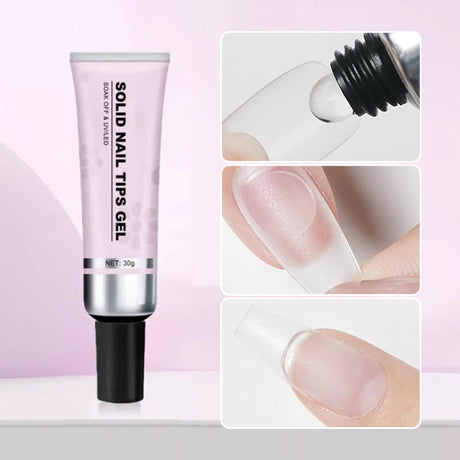 Hjemix | Magic Solid Nail Glue Set 3-i-1 Neglekunstsett