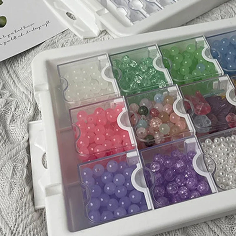 Hjemix | Nail Art Box DIY Perler Smykke Oppbevaringsboks