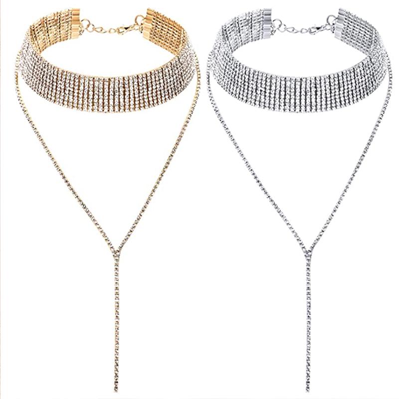 Hjemix | Rhinestone Topp Choker