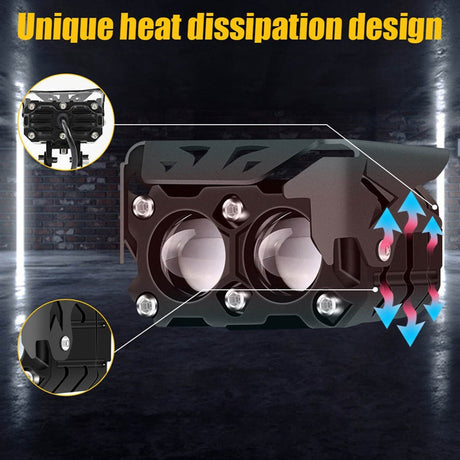 Hjemix | Motorcycle Ride LED Ekstra Lys