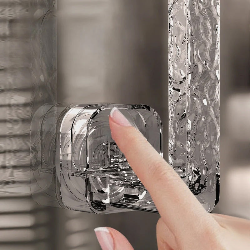Hjemix | Transparent Ripple Multifunctional Suction Cup Handles