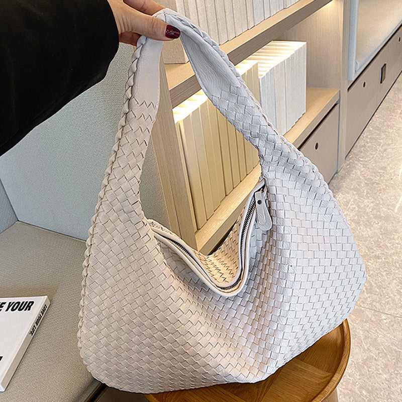 Hjemix | Fasjonabel vevd bag for kvinner