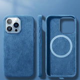 Hjemix | Italiensk Alcantara Magnetisk Etui for Iphone