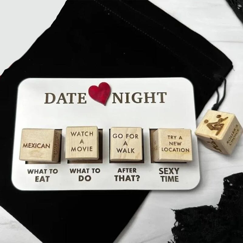 Hjemix | Morsomme Date Night Terninger Nattutgave - Årsdagsgave