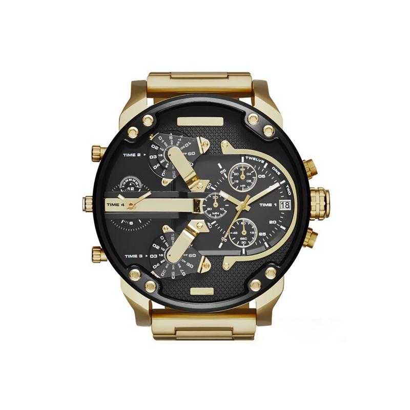 Hjemix | Rustfritt stål kronograf kvartsur