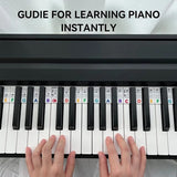 Hjemix | Avtagbar Pianotastatur Notelabel