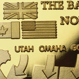 Hjemix | D-DAY LANDINGENE 1944 24kt Gull Minnemynt