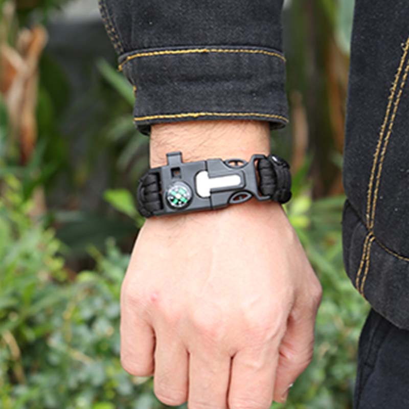 Hjemix | Multi-funksjonell overlevelses paracord armbånd