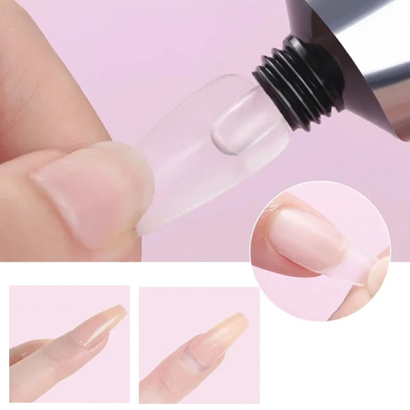 Hjemix | Magic Solid Nail Glue Set 3-i-1 Neglekunstsett