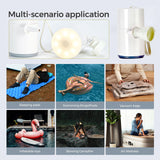 Hjemix | Bærbar Luftkompressor + Campinglys