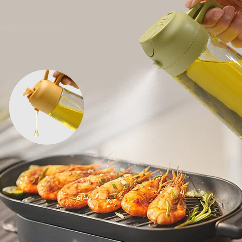 Hjemix | 2-i-1 Glass Oil Sprayer og Dispenser