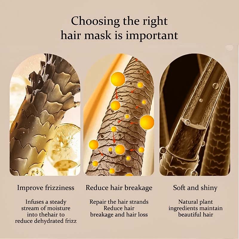 Hjemix | Fuktighetsgivende Maca Hår Kollagen