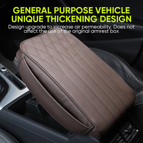 Hjemix | Universal Læder Bil Armlenepute