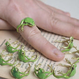 Hjemix | Nyeste-tree Frog Ring Øredobber