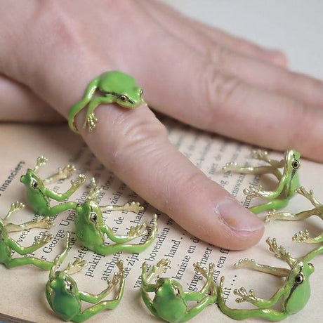 Hjemix | Nyeste-tree Frog Ring Øredobber