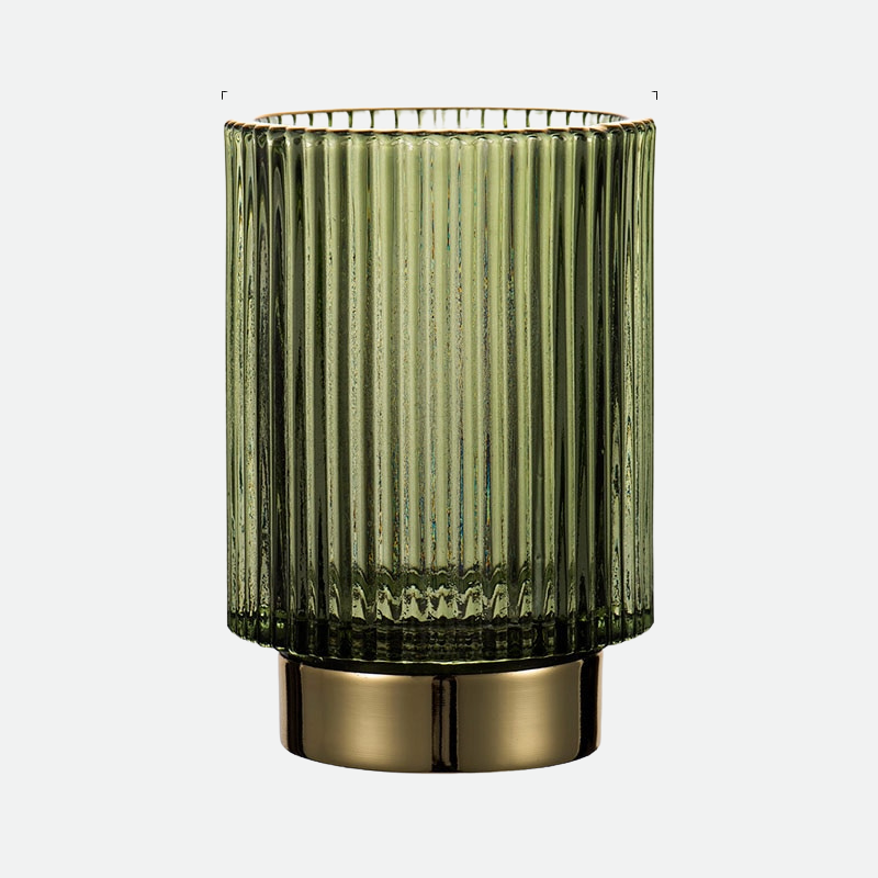 Hjemix | Elise Gullfolie Glass Makeup Halter & Organizer