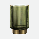 Hjemix | Elise Gullfolie Glass Makeup Halter & Organizer