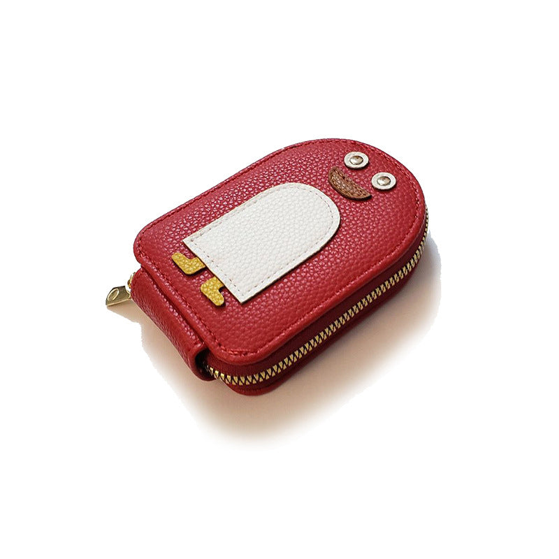 Hjemix | Søte Pingviner PU Kredittkort Myntekesje