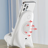 Hjemix | Mini Chair Trådløs Hurtiglader Multifunksjonell Telefonholder