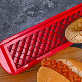Hjemix | Perfect Criss-Cross Slots Hotdogs Cutter