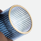 Hjemix | Elise Gullfolie Glass Makeup Halter & Organizer