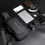 Hjemix | USB-lading Sport Sling Tyverisikker Skulderveske