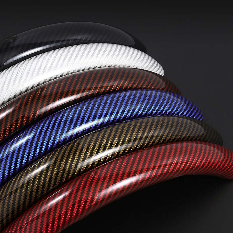 Hjemix | Universal Laser Karbonfiber Mønster Rattdeksel