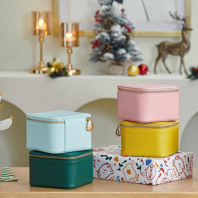 Hjemix | Lær smykkeboks for reise