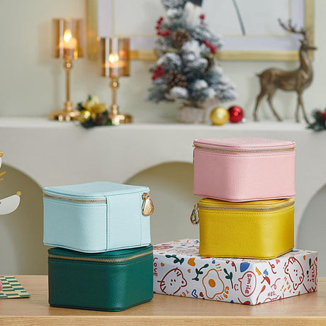 Hjemix | Lær smykkeboks for reise