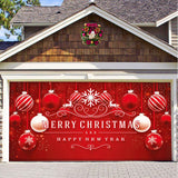 Hjemix | Snow Garage Door Banner Ornament