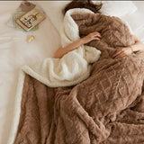 Norvo | Tykk Vinter Lammeull Kaste - WarmWool