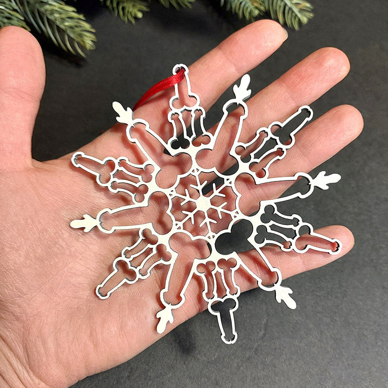 Hjemix | Morsomme Snøfnugg Ornamenter