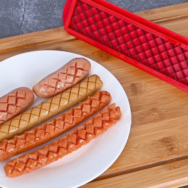 Hjemix | Perfect Criss-Cross Slots Hotdogs Cutter