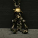 Hjemix | Skjelettsoldat Paracord Nøkkelring