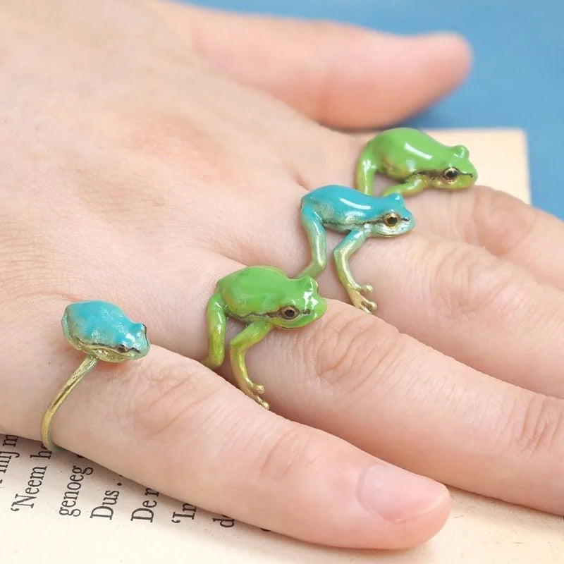 Hjemix | Nyeste-tree Frog Ring Øredobber