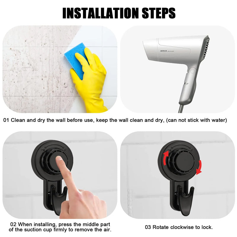 Hjemix | Roterbare sugekopp kroker