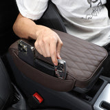 Hjemix | Universal Læder Bil Armlenepute