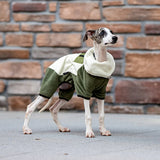 Hjemix | Full Protection Polar Fleece Hundedress med Avtagbar Krage